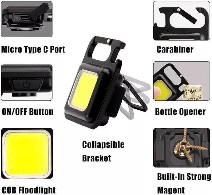 Key chain light and emergency light