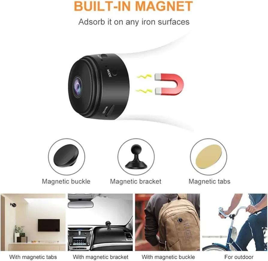 Mini Clear Vision Camera Black Long Range