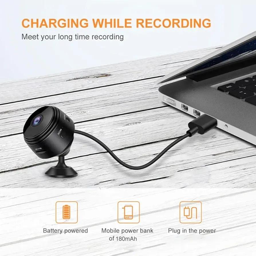 Mini Clear Vision Camera Black Long Range