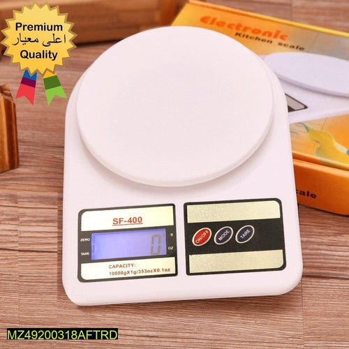 Digital Kitchen Scale SE-400 White ABS 10kg