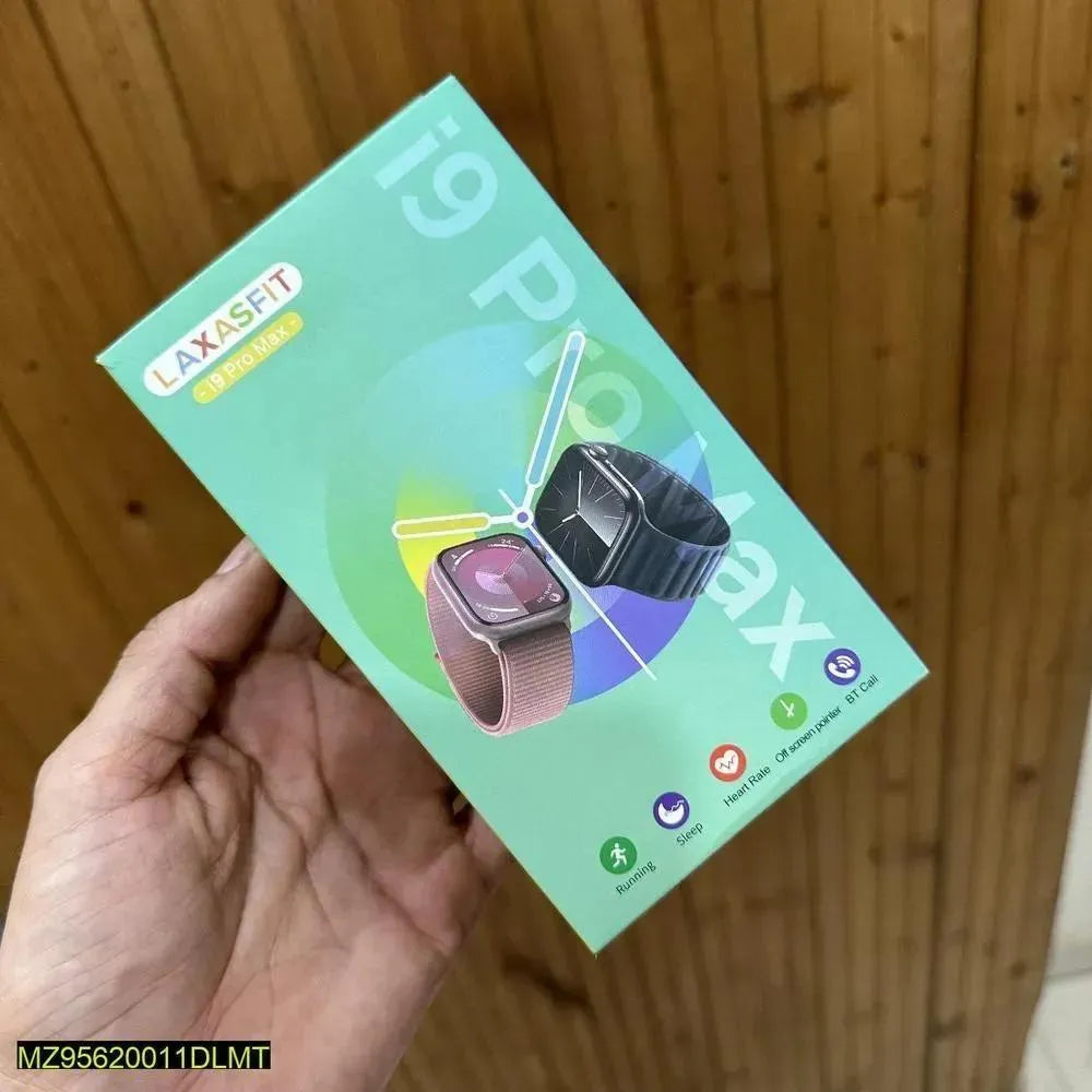 LAXASFIT i9 Pro Max Smart Watch Mustard ABS Long Battery