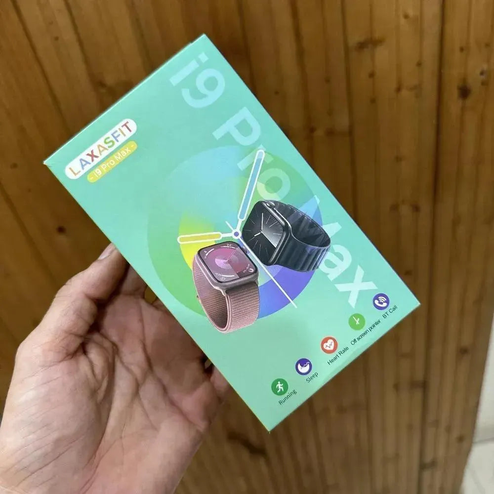 LAXASFIT i9 Pro Max Smart Watch Mustard ABS Long Battery