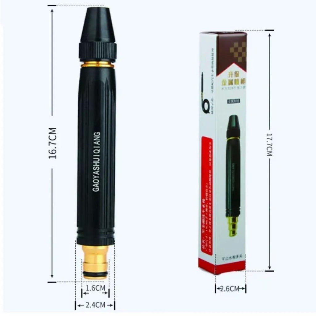 Water Pressure Nozzle Black Gold ABS 3 Spray