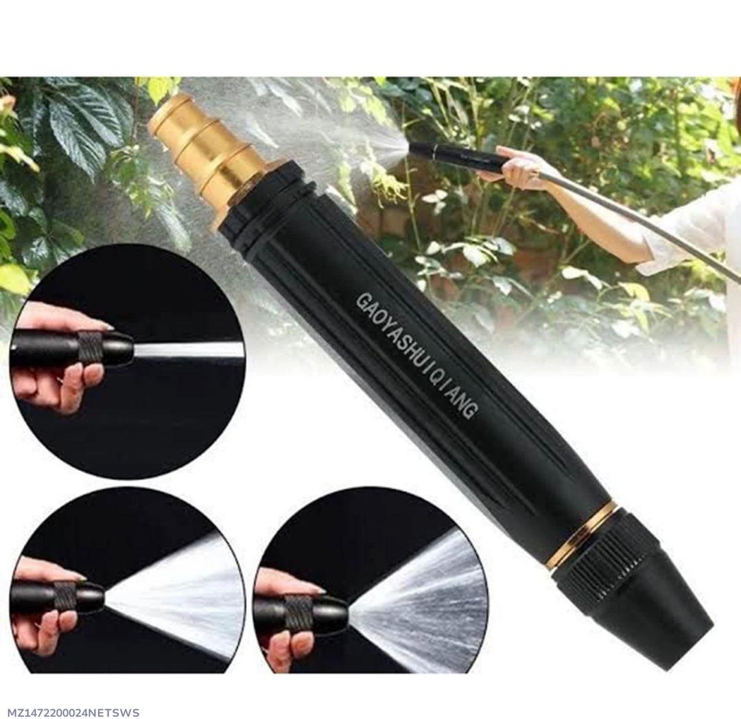 Water Pressure Nozzle Black Gold ABS 3 Spray