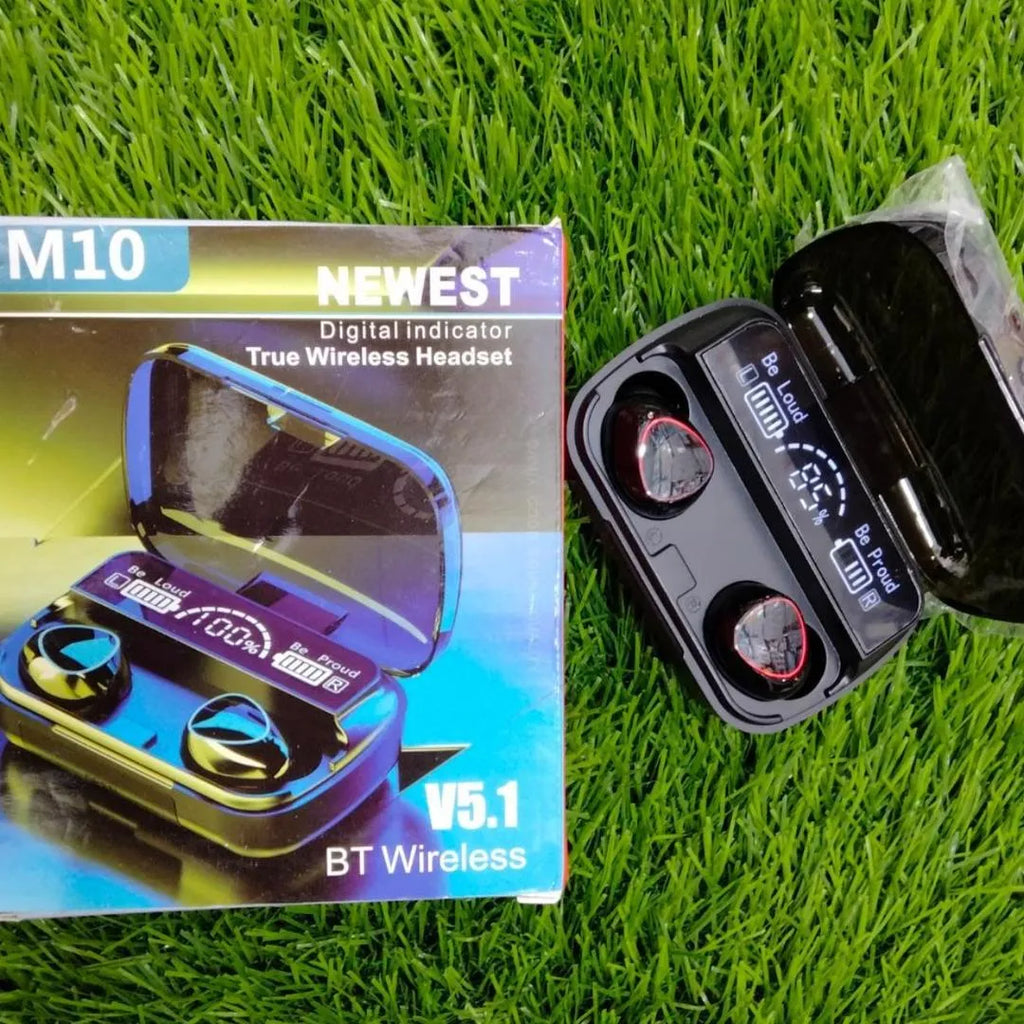 M10 Pro Bluetooth 5.1 Earbuds with Touch Control & LED Display