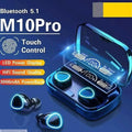 M10 Pro Bluetooth 5.1 Earbuds with Touch Control & LED Display