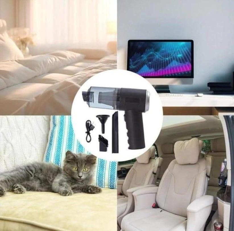 Portable Rechargeable Vacuum Cleaner Black