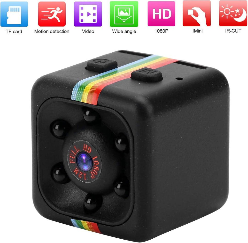 Rechargeable Black Camera 3cm Clear Vision Portable Tech Gadget